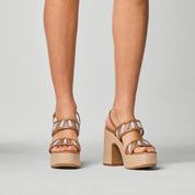 Sandalo Genevieve cuoio | 5536