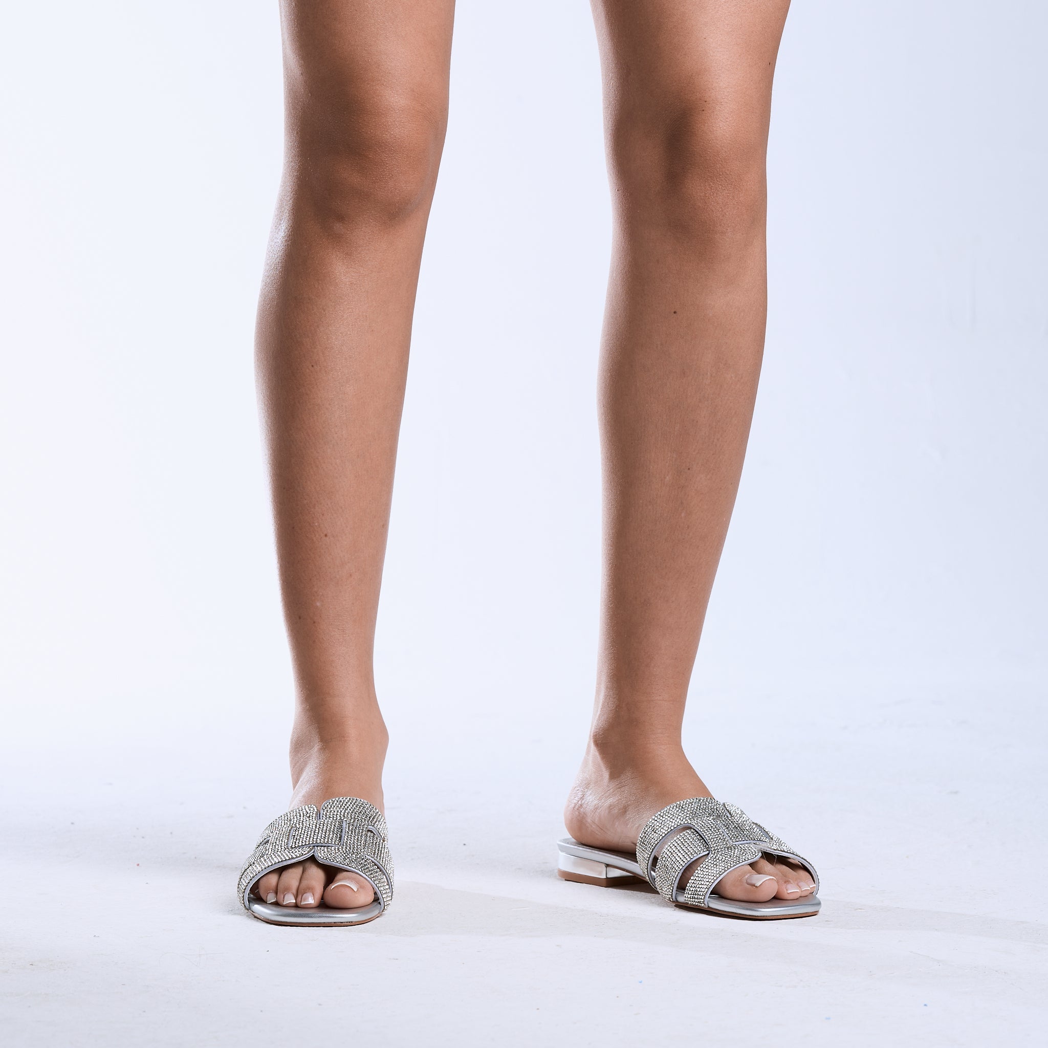Slippers Glam Silver | 7028